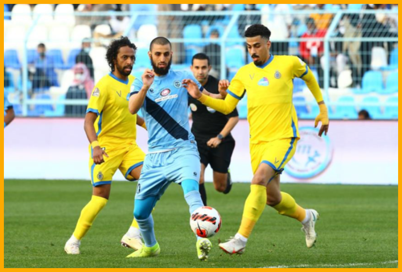 النصر يحقق فوزاً صعباً أمام  الباطن